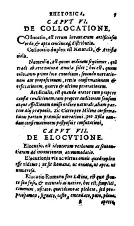 Capvt VI. De Collocatione