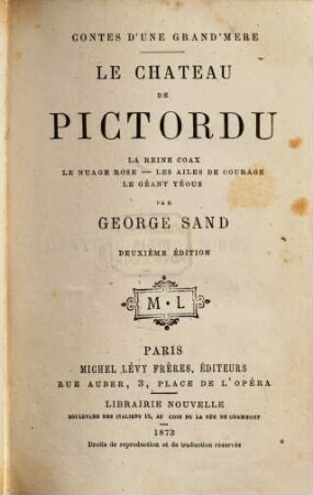 Oeuvres complètes de George Sand, 27