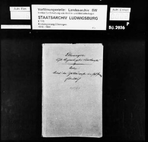 Schuldenwesen der Teilgemeinde Eutendorf sowie der Teilgemeinde Großaltdorf