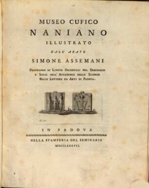 Museo Cufico Naniano illustrato