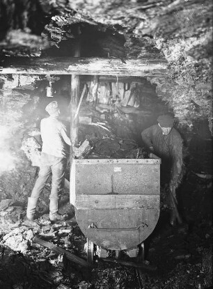 Brkw. Leipnitz, Brucharbeiten : Braunkohlegebiet Leipnitz (bei Leipzig). Braunkohlewerk, Brucharbeiten