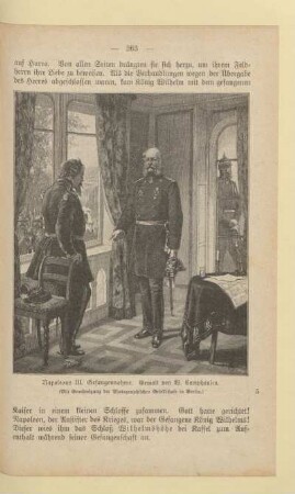 Napoleons III. Gefangennahme.