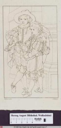 Die Söhne Albert und Nikolaes des Malers Rubens.