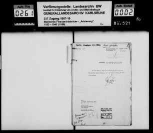 Gross, Ewigdor, Kurz-Weiß- und Wollwaren-Großhandlung Karlsruhe Käufer: Peter, Laub, Kaufmann, Karlsruhe siehe auch Nr. 523