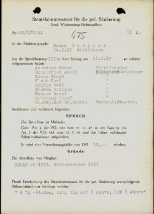 Ziegler, Franz