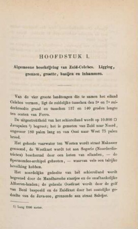 Hoofdstuk I. Algemeene beschrijving van Zuid-Celebes. Ligging, grenzen, grotte, baaijen en inhammen