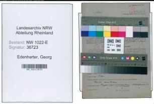 Entnazifizierung Georg Edenharter , geb. 04.02.1893 (Ingenieur)