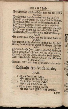 Schlacht bey Audenarde, 1708.