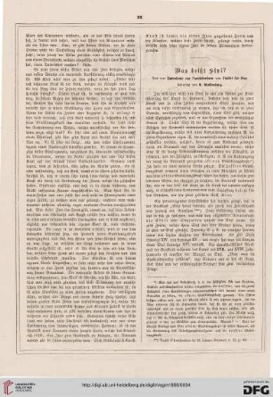 Was heißt Styl?: Aus dem Entretiens sur l'architecture von Voille-Le-Duc, [1]