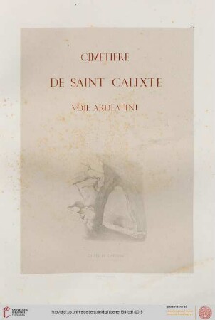 Cimetière de Saint Calixte voie ardeatine