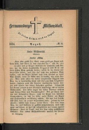 No. 8. August. 1874.