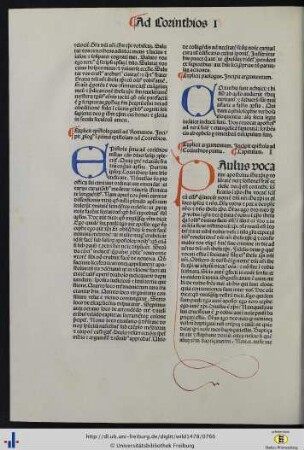 Epistola ad Corinthios prima