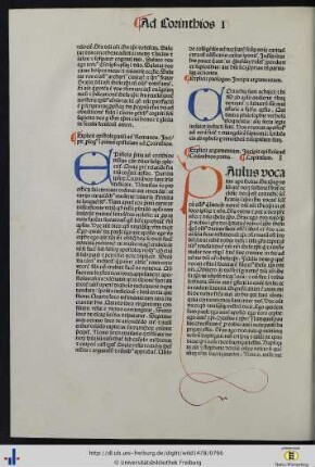 Epistola ad Corinthios prima