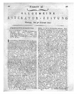 Deutsches gemeinnütziges Magazin. Erster Jahrgang. Zweyter Jahrgang, erstes Vierteljahr. Leipzig: Crusius, 1787 - 1788