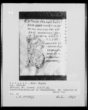 Ms 9381-82, Augustinus: Homiliar in Johannem