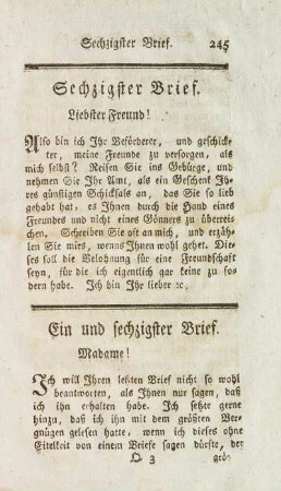 Sechzigster Brief.