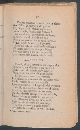 El abanico.