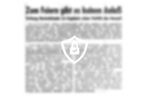 Zum Feiern gibt es keinen Anlaß