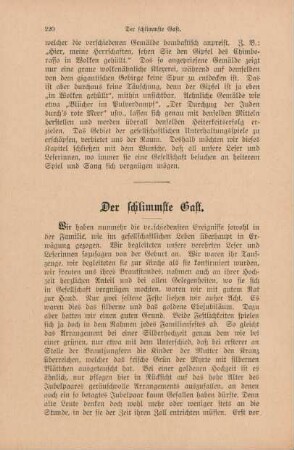 Der schlimmste Gast
