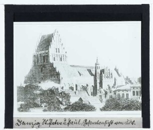 Danzig, St. Peter und Paul : Ansicht von SW
