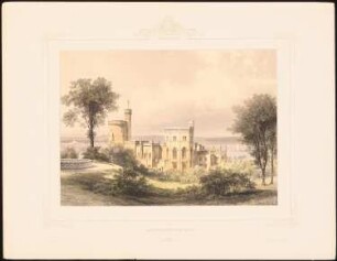 Schloss Babelsberg, Potsdam: Perspektivische Ansicht