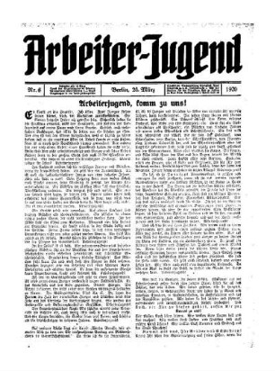 Arbeiterjugend, komm zu uns!
