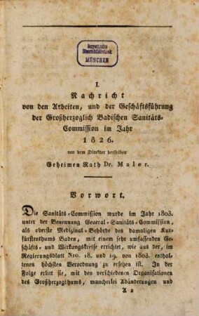 Annalen für die gesammte Heilkunde : unter d. Redaction d.Mitglieder d. Grossherzoglich Badischen Sanitäts-Commission. 3. 1827/28