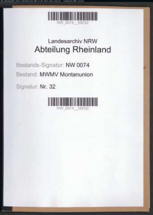 Währungsfragen der Montanunion