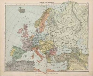 Europa, Staatenkarte