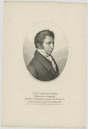 Bildnis des Jph. Lis. Gay-Lussac