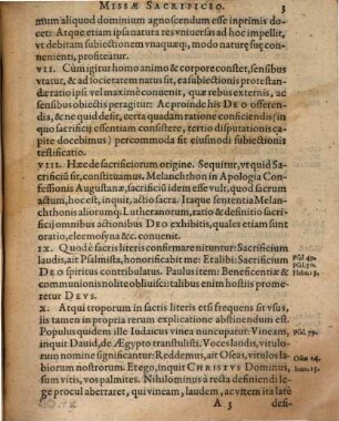 Theologica Dispvtatio De Sacrosancto Missae Sacrificio