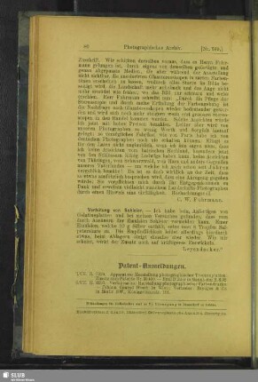 Patent-Anmeldungen