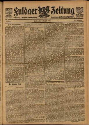 Ausgabe vom Donnerstag, den 03. August 1905.