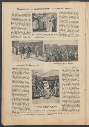 Clausura de los establecimientos católicos en Francia