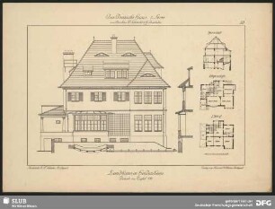 Landhaus in Heidenheim [Grundriss, Aufriss]