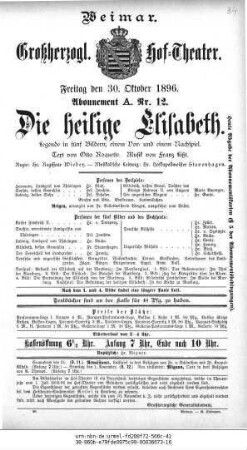 Die heilige Elisabeth