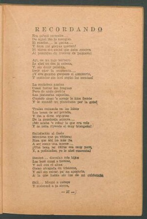 Recordando
