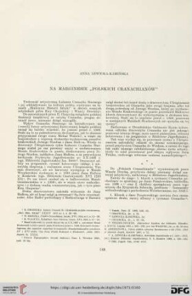 Na marginesie "Polskich Cranachianów"