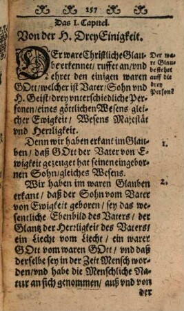 Das dritte Buch, Von der heiligen Dreyeinigkeit, von der Menschwerdung des Sohns Gottes Jesu Christi und dem heiligen Geist, und seinen Gaben und Wolthaten