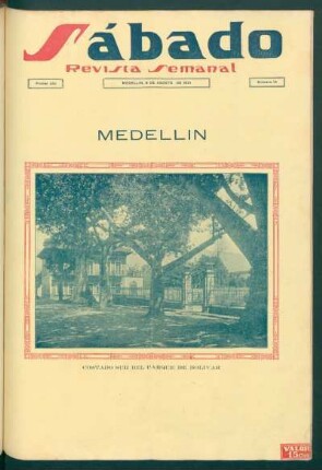 Medellín - Costado sur del Parque de Bolívar - [Fotografía]