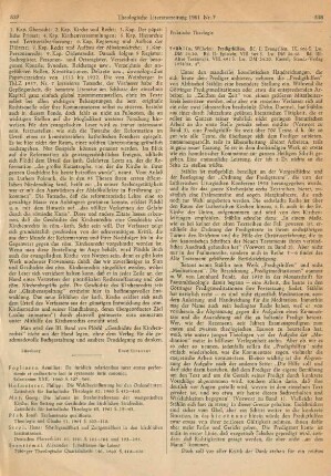 538-540 [Rezension] Stählin, Wilhelm, Predigthilfen; 1.Evangelien