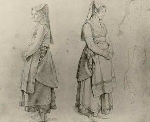 Zwei Frauen in römischer Tracht