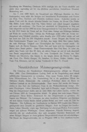 Neunkircher Männergesangverein.