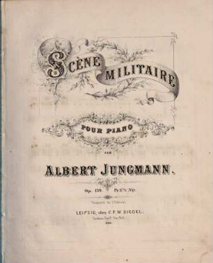 Scène militaire : pour piano ; op. 159