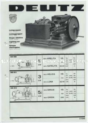 Deutz Lichtaggregat