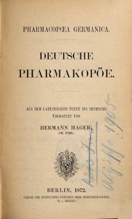 Deutsche Pharmakopöe