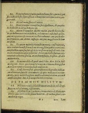 De Praemiis Militum