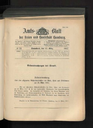 No. 72, 17. März 1917