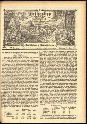 Ausgabe vom Sonntag, den 03. November 1901.