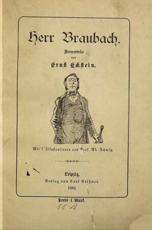Herr Braubach : Humoreske. Mit 7 Illustrationen von Ad. Schmitz
